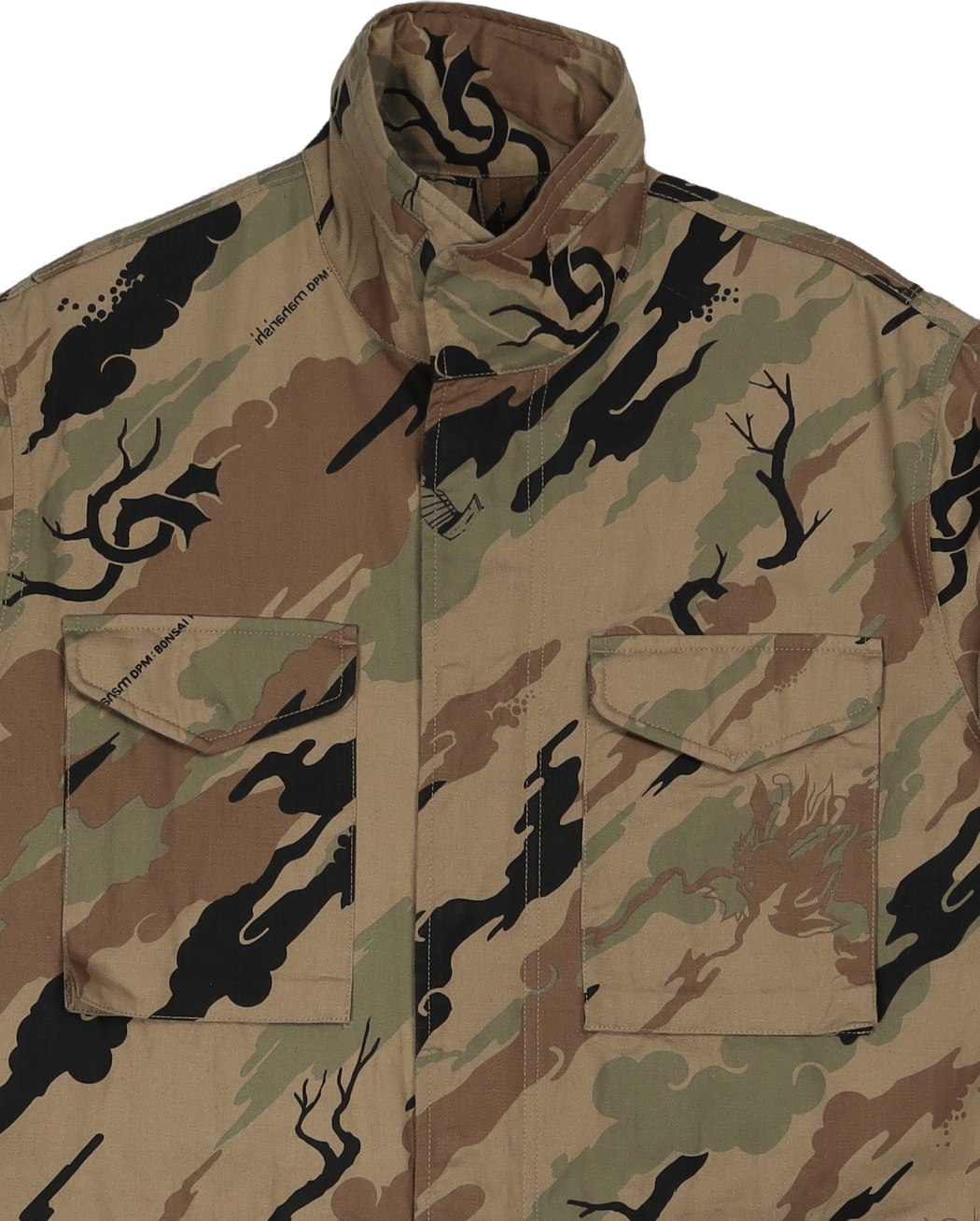Camo Modified M65 Jacket Cotto Woodland - Bild 2