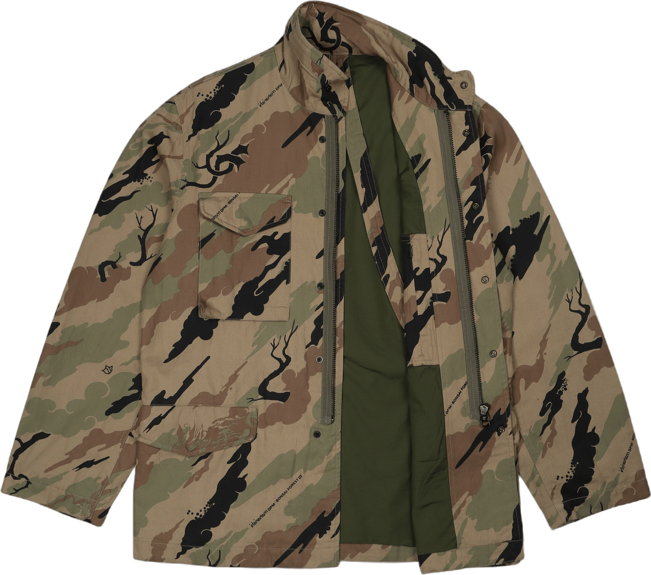 Camo Modified M65 Jacket Cotto Woodland - Bild 4