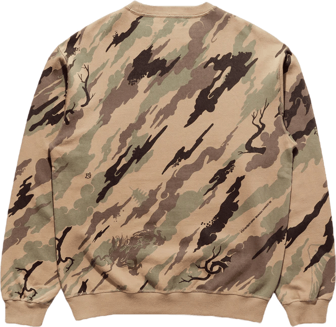 Organic Camo Crew Sweat Organi Woodland - Bild 2