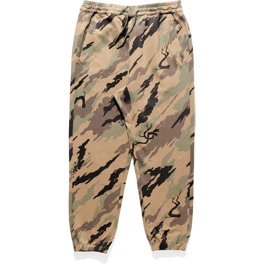 Camo Sweatpants Organic Cotton Woodland