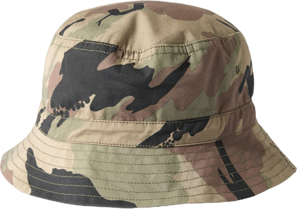 Reverisble Camo Bucket Hat Cot Woodland, Male, Vaatteet, hatut ja lakit, Beige, ONESIZE