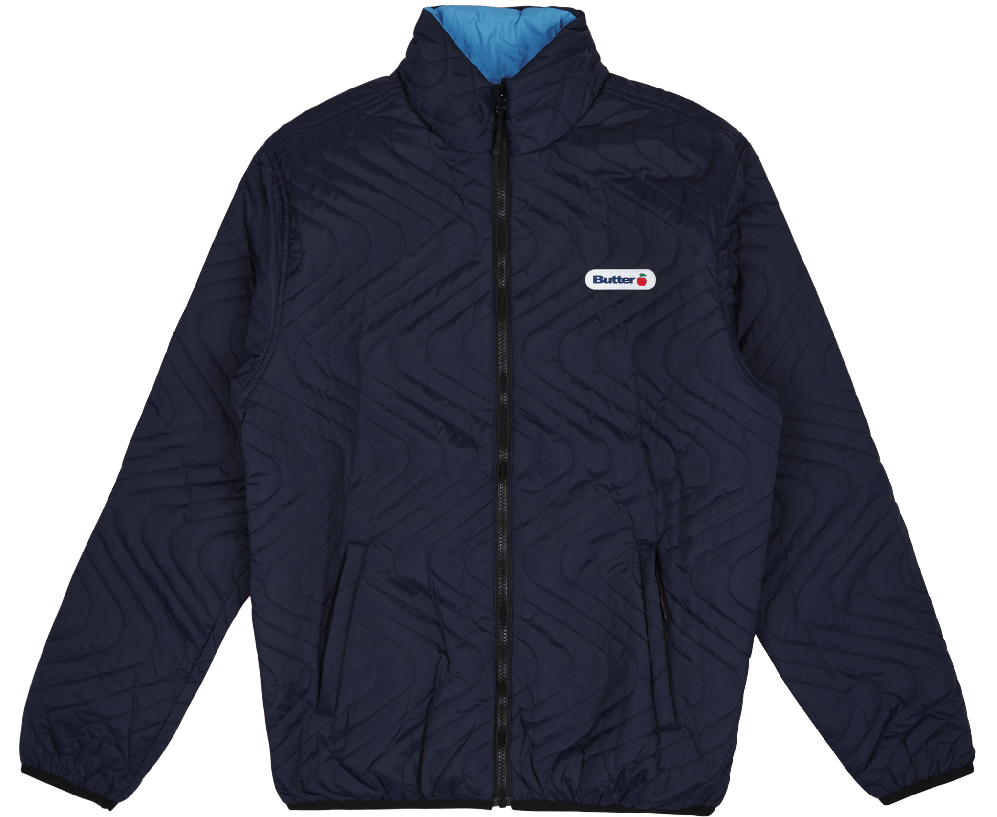 Quilted Reversble Jacket Navy/blue