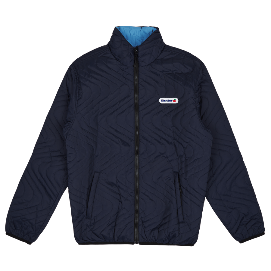 Quilted Reversble Jacket Navy/blue