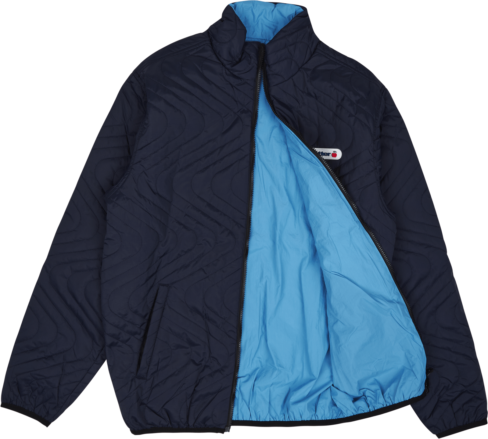 Quilted Reversble Jacket Navy/blue - Bild 5