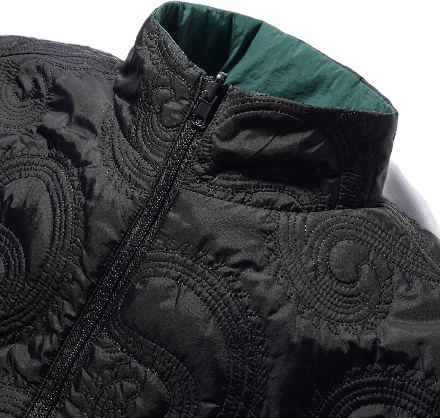 Paisley Reversible Puffer Jack Black - Bild 3