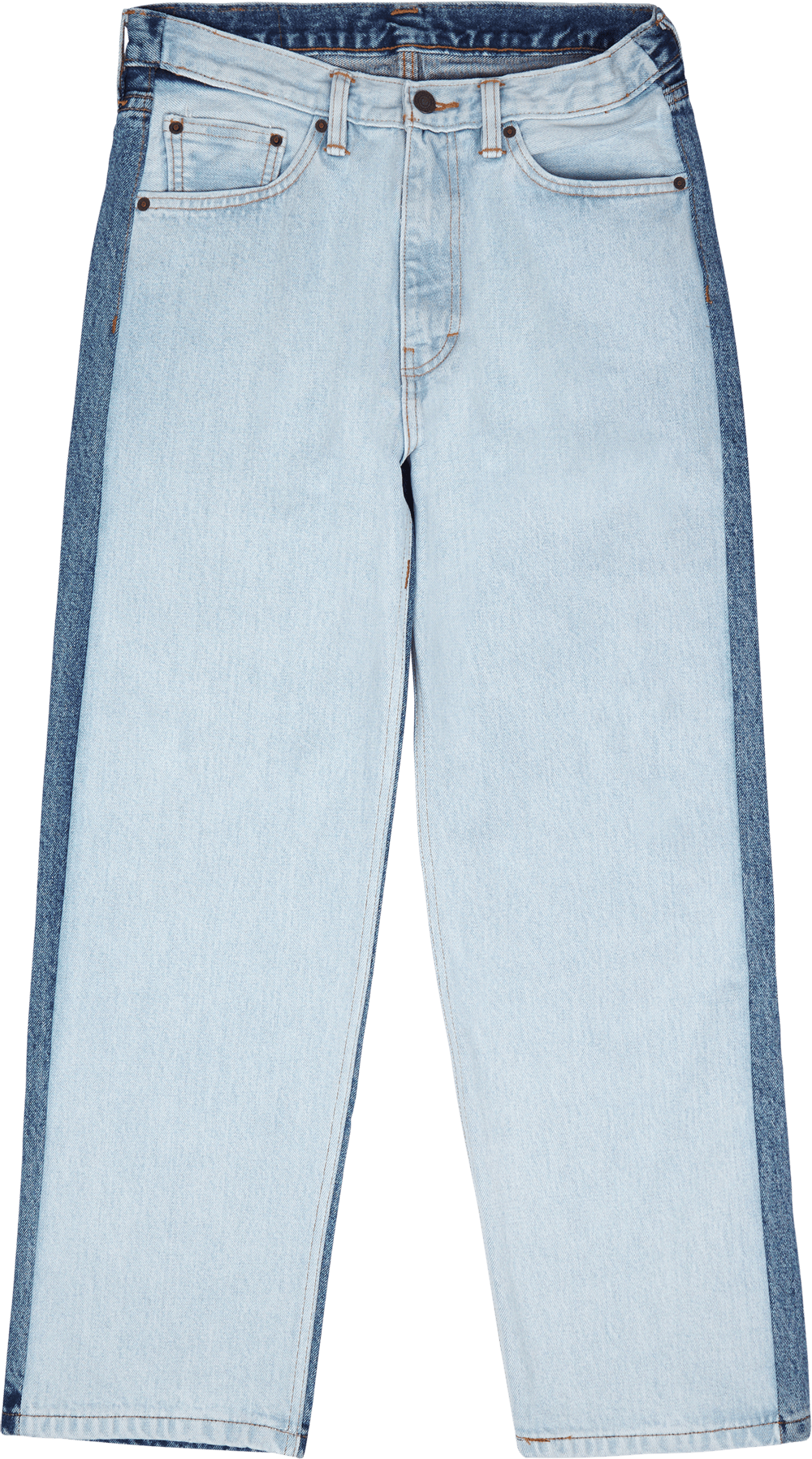 Skate Baggy 5 Pocket New Med Indigo – Flat Finish