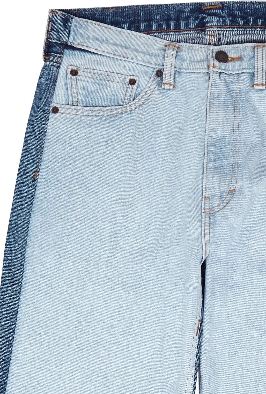 Skate Baggy 5 Pocket New Med Indigo - Flat Finish - Bild 3