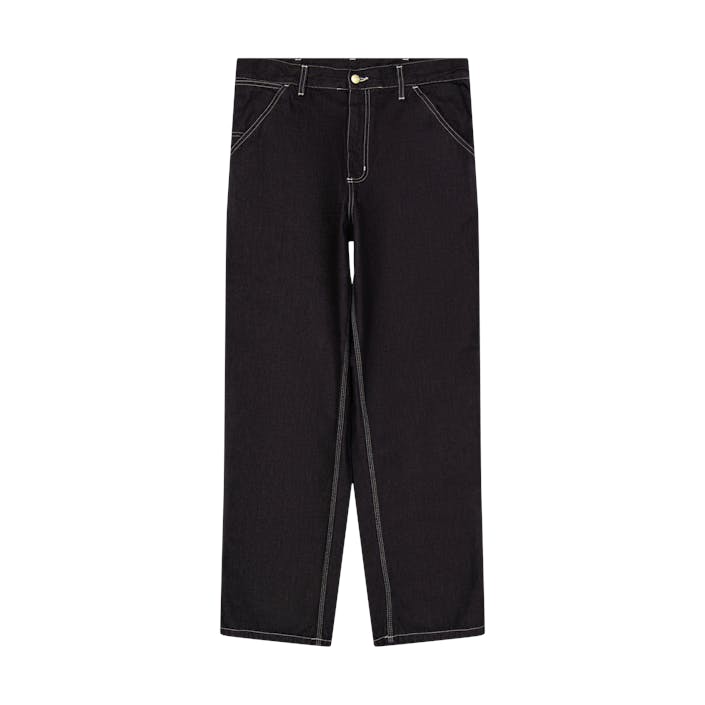 Simple Pant Black, Unisex, Apparels, Bottoms, Black, 38/32