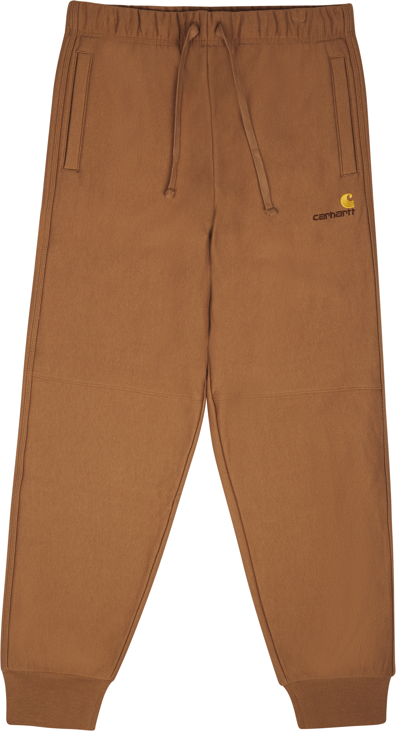 American Script Jogging Pant Buffalo, Unisex, Vêtements, Bottoms, Marron, M