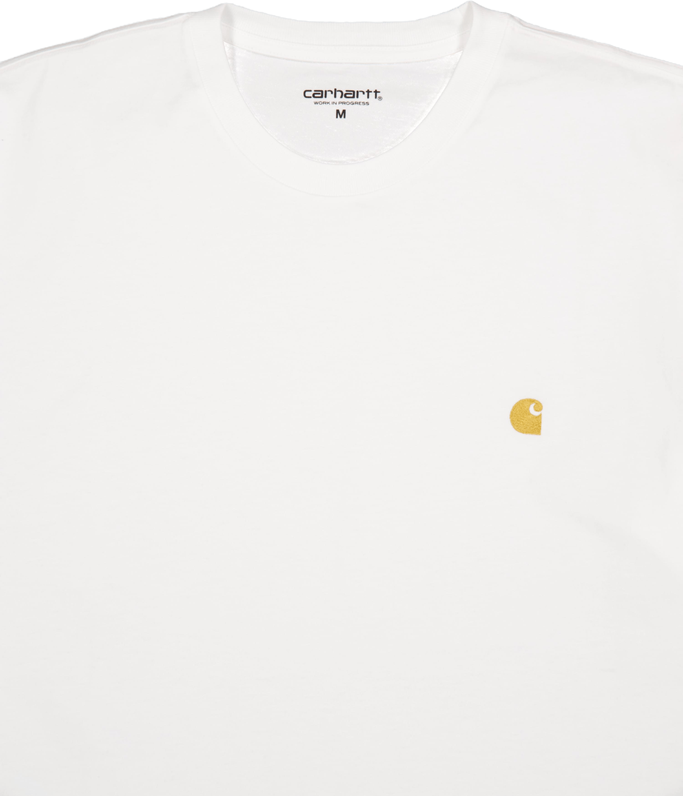 S/s Chase T-shirt White / Gold - Bild 3
