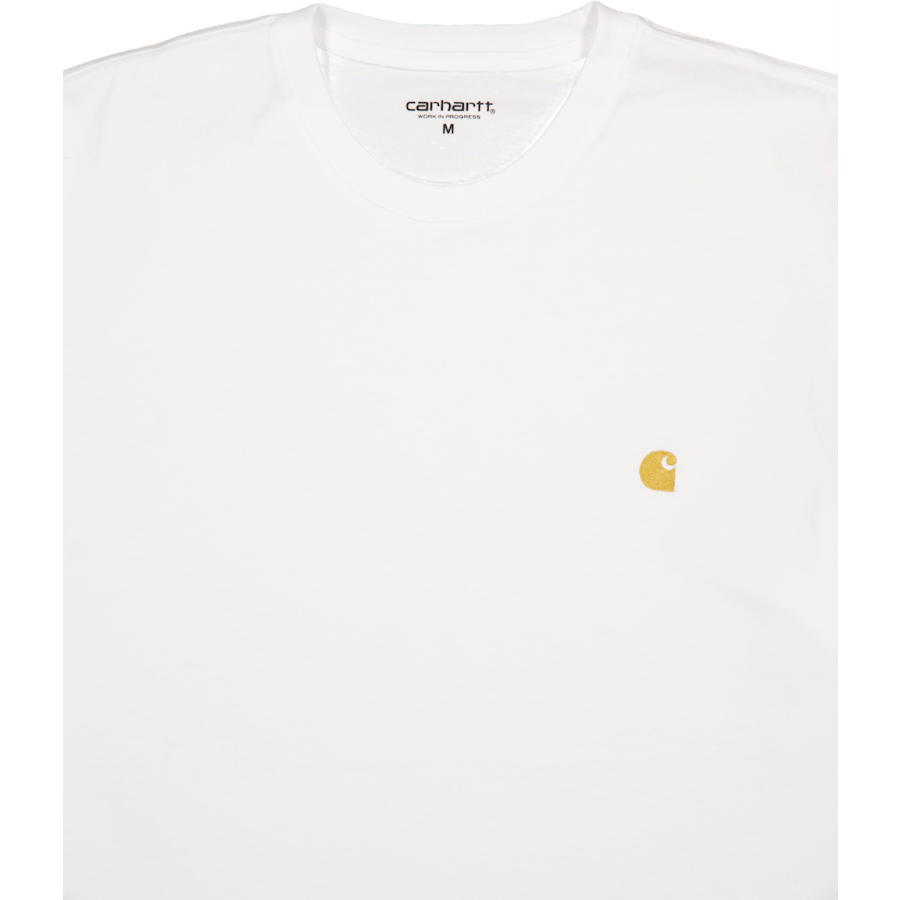 S/s Chase T-shirt White / Gold - Bild 3