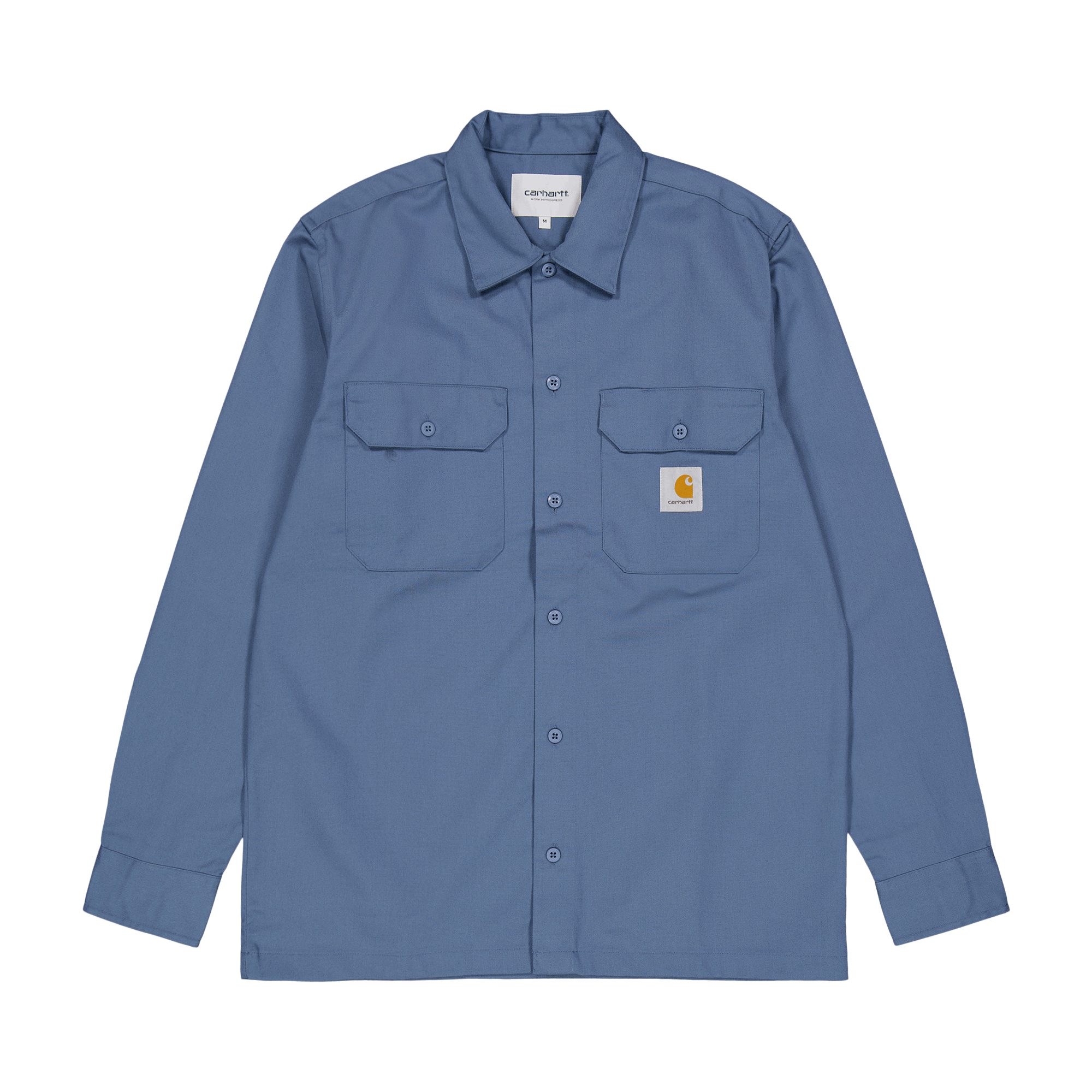 L/s Master Shirt Storm Blue, Unisex, Kläder, Skjortor, Blå, L