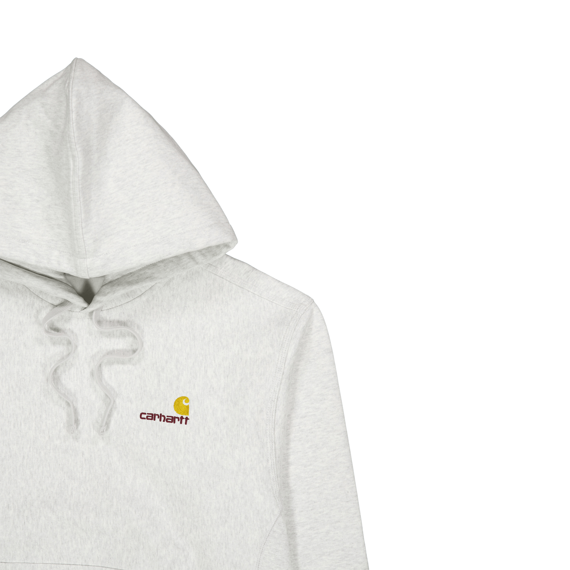Hooded American Script Sweat Ash Heather - Bild 3