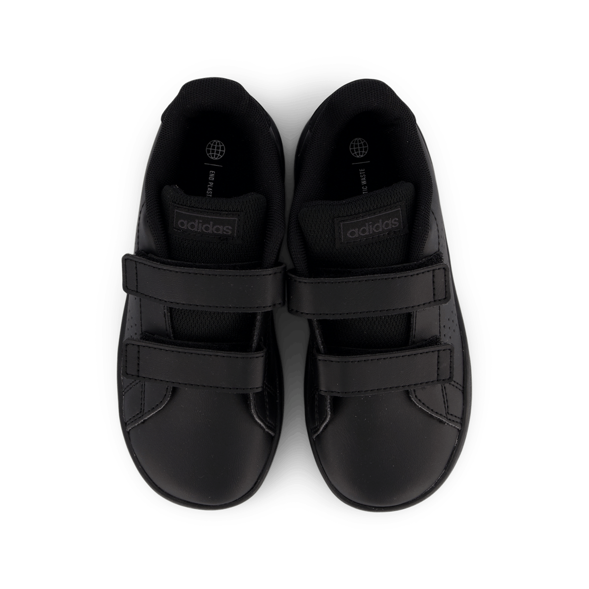 Advantage Lifestyle Court Two Hook-and-Loop Shoes Core Black / Core Black / Grey Six