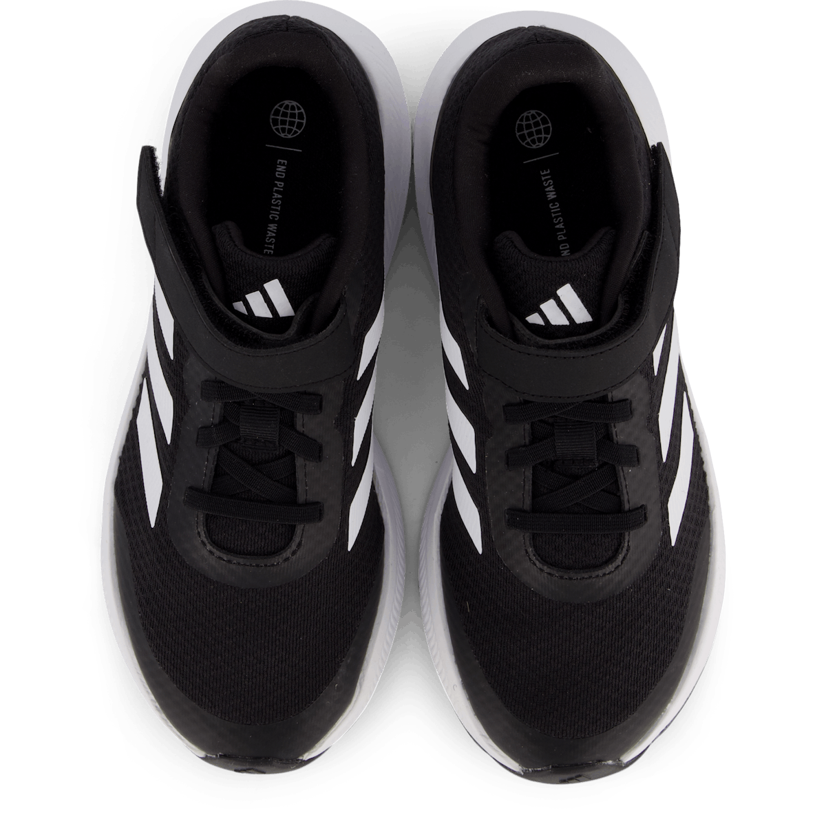 RunFalcon 3.0 Elastic Lace Top Strap Shoes Core Black / Cloud White / Core Black