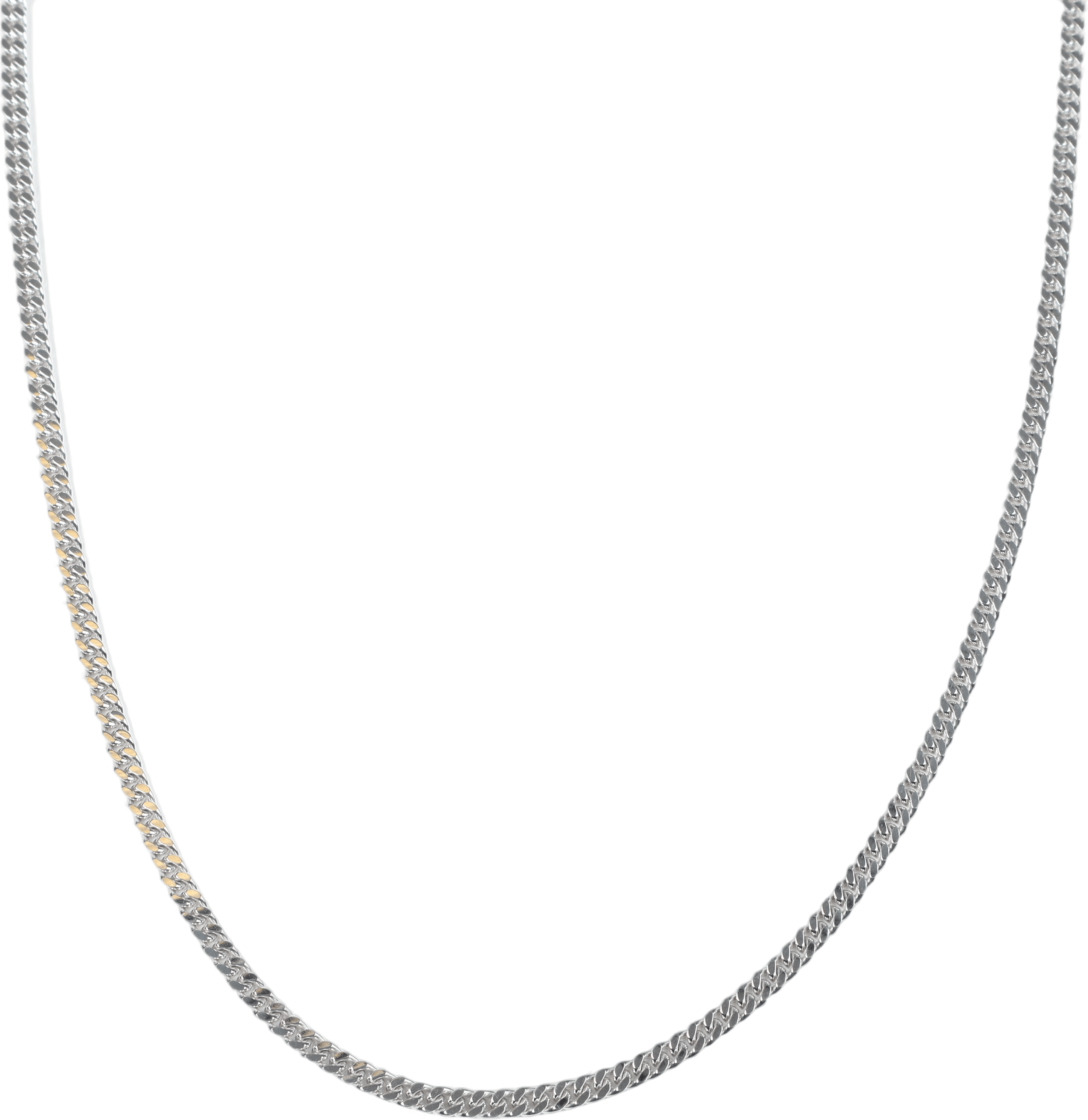 Curb Chain L Silver, Unisex, Equipment, other accessories, Silver, 24,5" / 63,2 cm