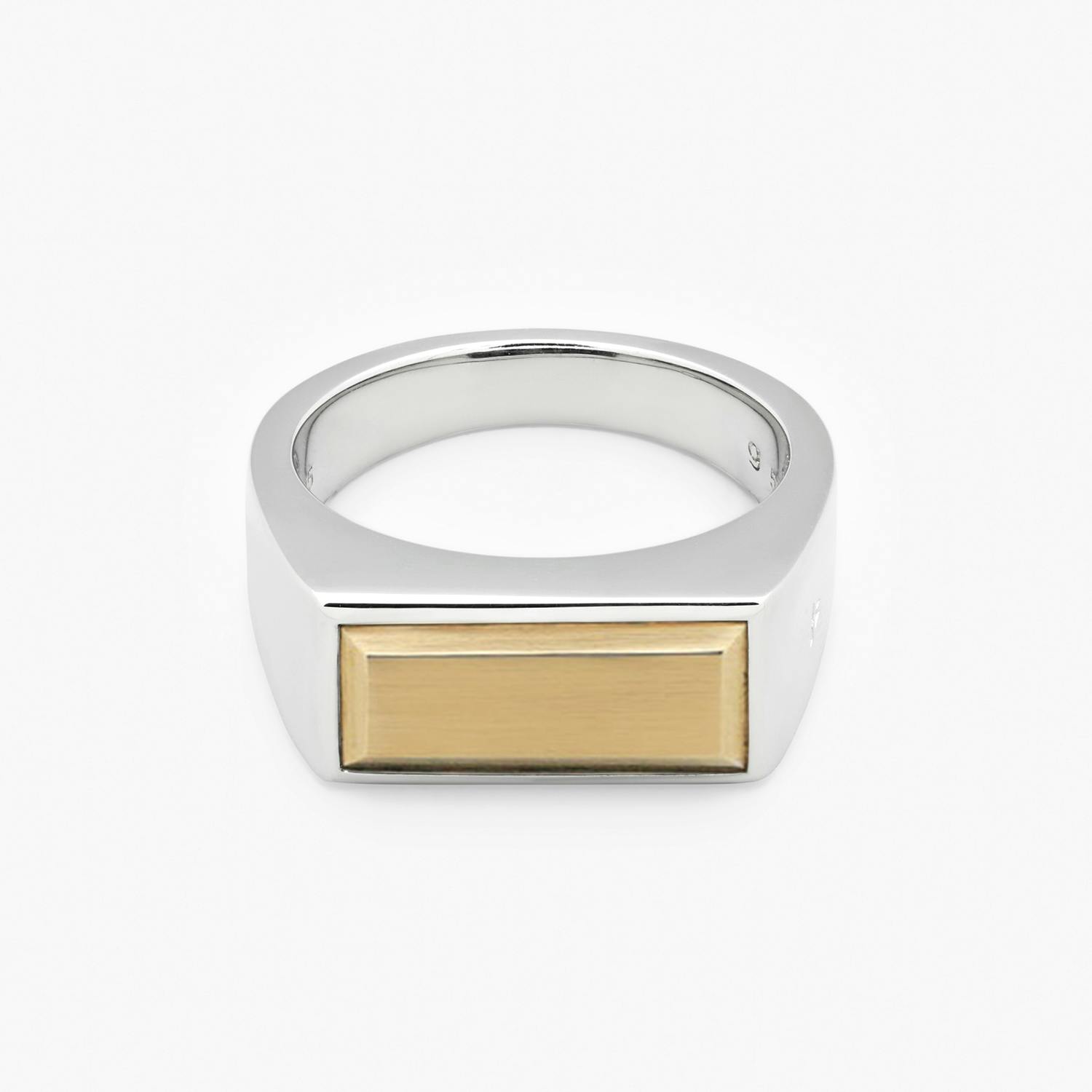 Peaky Ring Gold Top Silver, Unisex, Apparatuur, andere accessoires, Zilver, 66