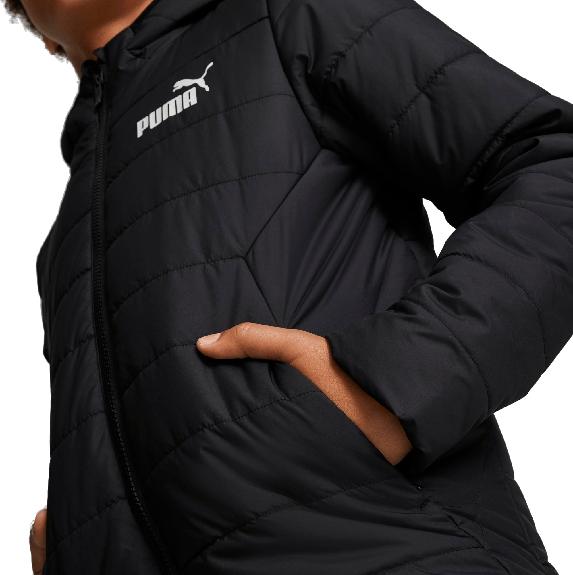 Ess Hooded Padded Jacket Puma Black - Bild 3