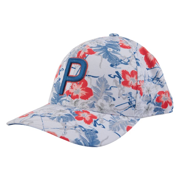Nassau P Snapback Cap Bright White-bright Cobalt-hot, Unisex, Apparels, hats & caps, ONESIZE