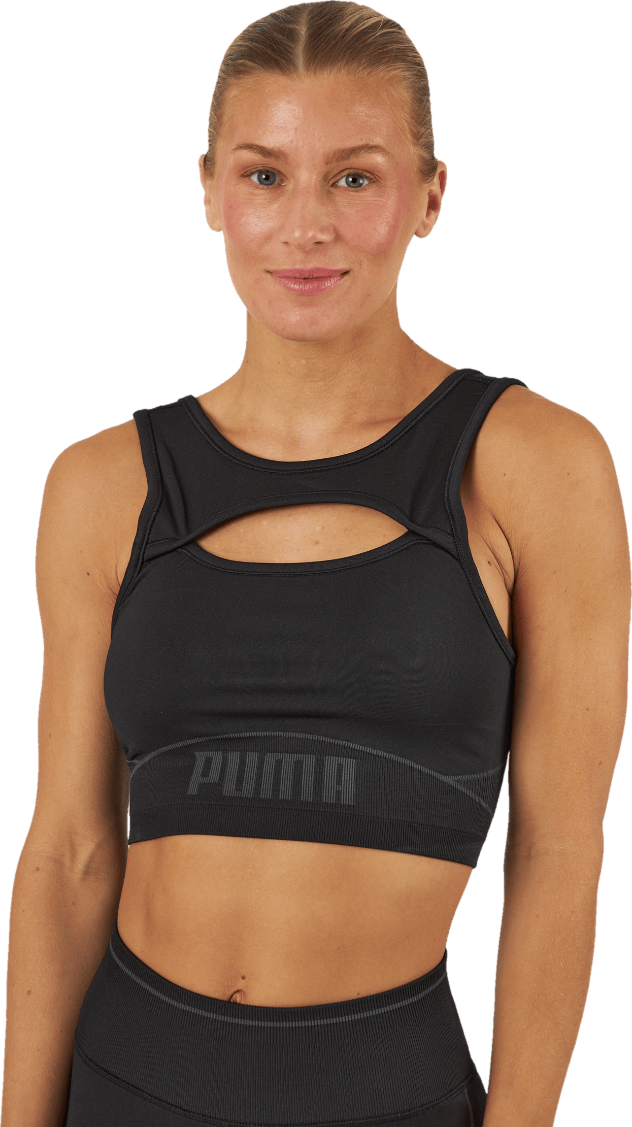 Formknit Seamless Fashion Bra Puma Black-strong Gray