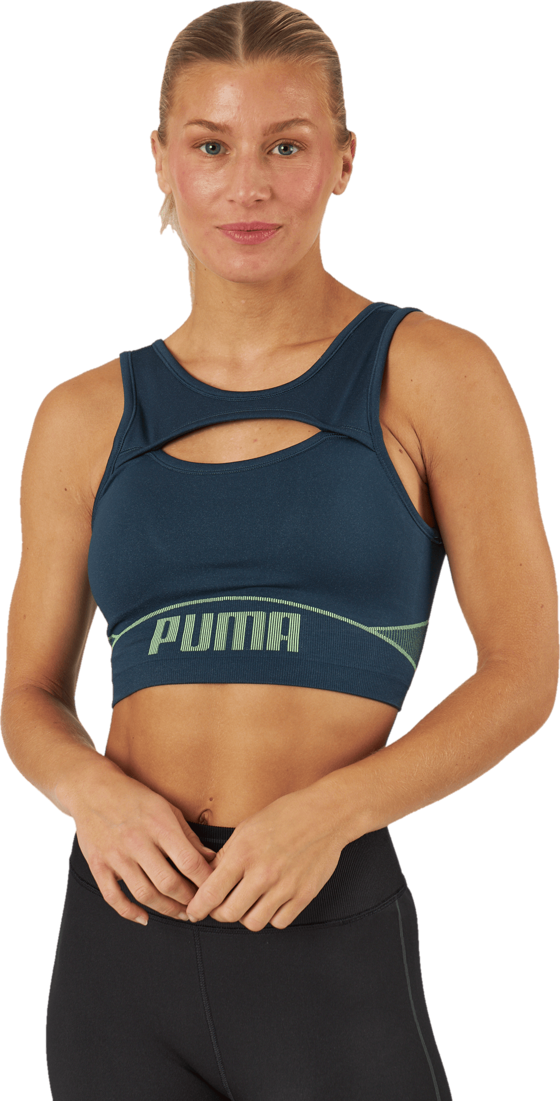 Formknit Seamless Fashion Bra Dark Night-fizzy Lime