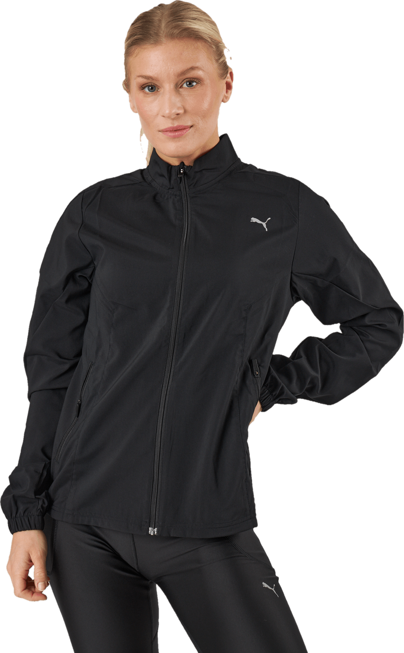 Run Favorite Woven Jacket W Puma Black, Female, Apparels, jackets, Running, Black, XS