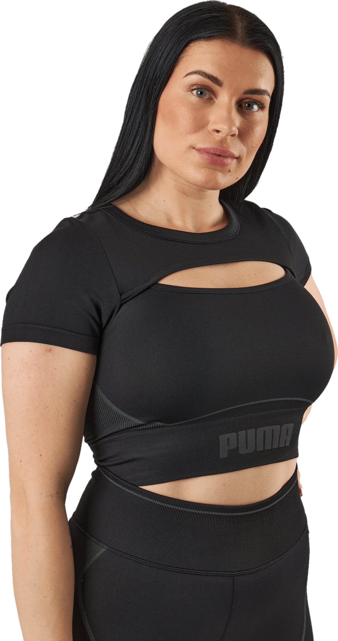Formknit Seamless Baby Tee Puma Black-strong Gray - Bild 2