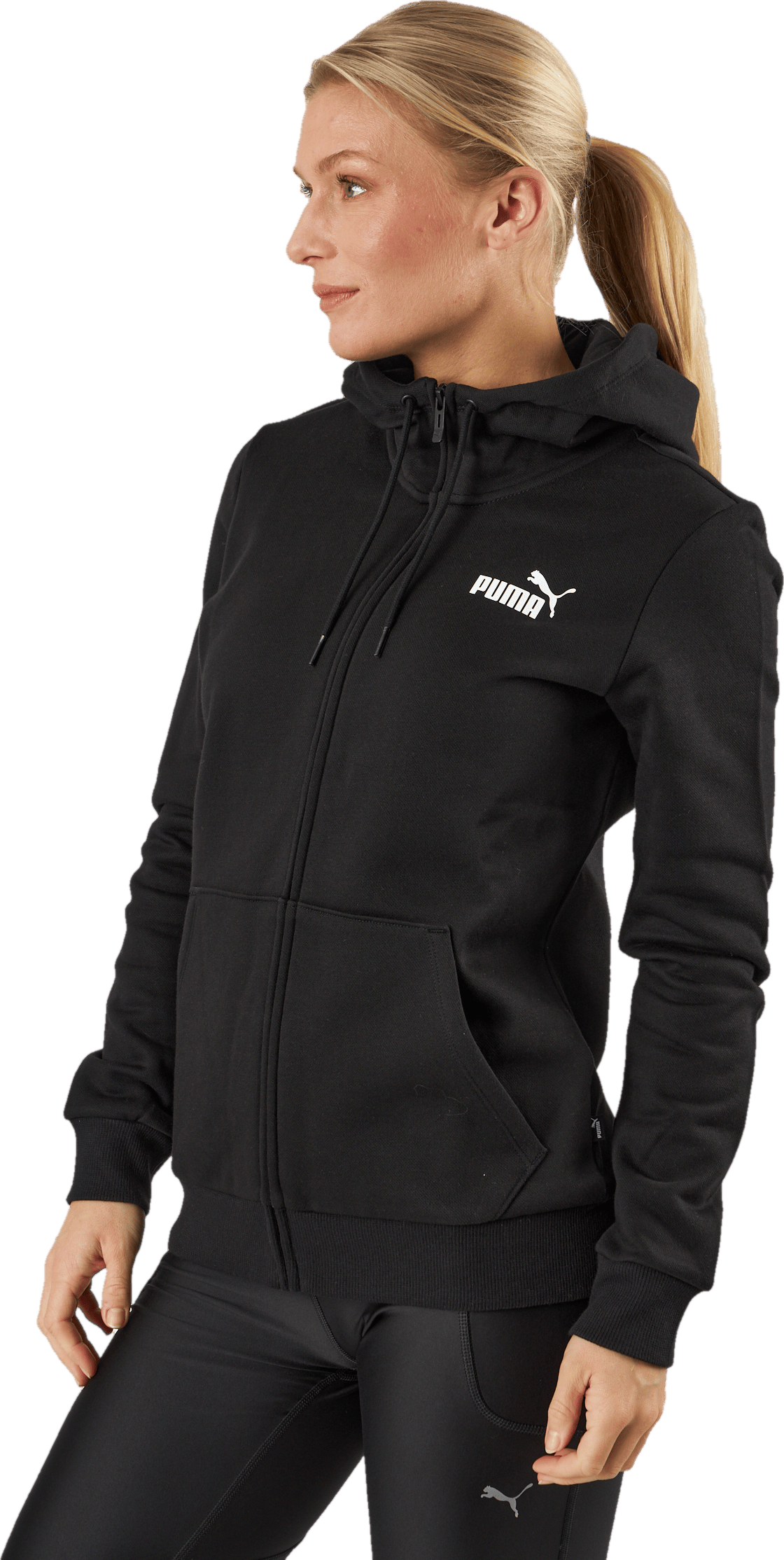 Ess Small Logo Full-zip Hoodie Puma Black - Bild 2