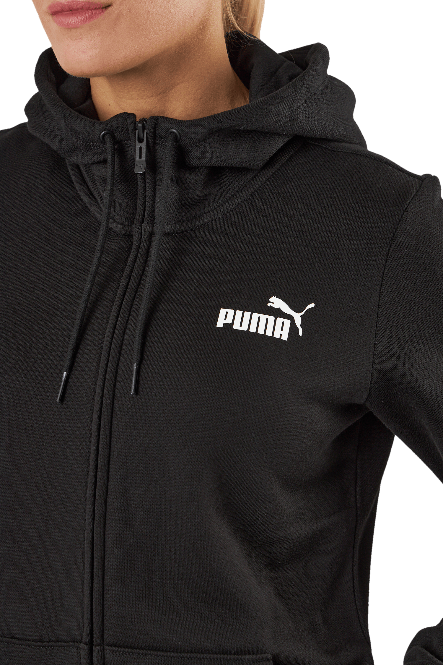 Ess Small Logo Full-zip Hoodie Puma Black - Bild 4