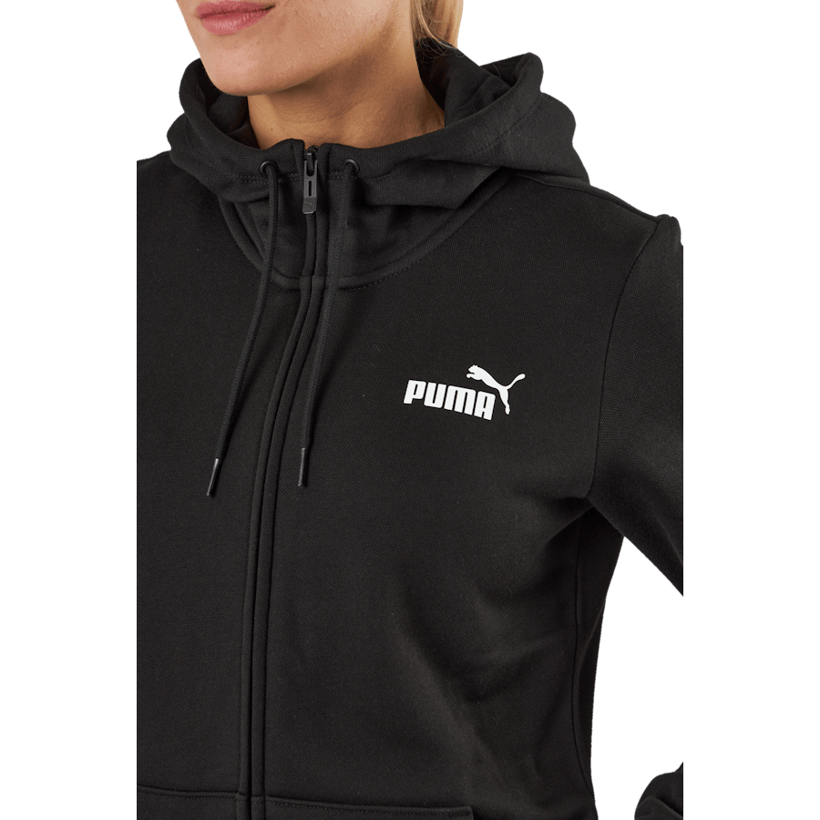 Ess Small Logo Full-zip Hoodie Puma Black - Bild 4