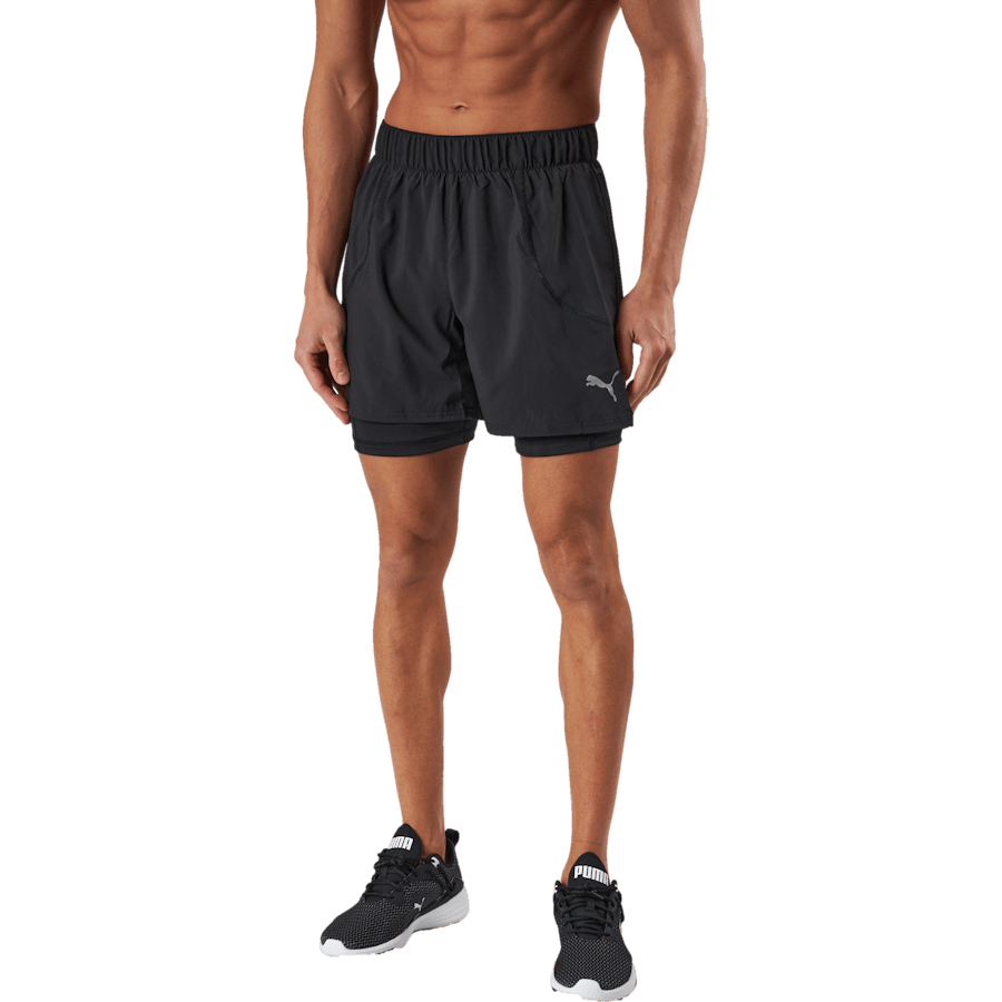 Run 2in1 5″ Short Puma Black