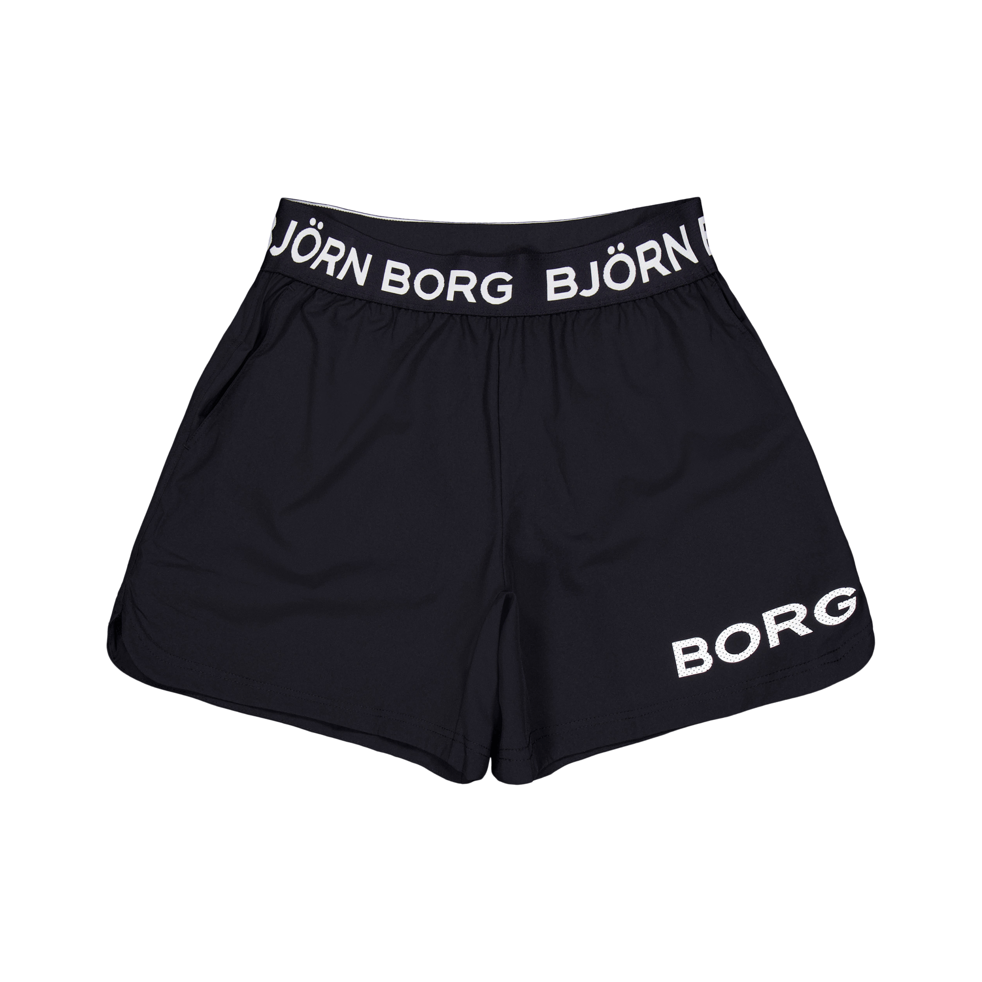Borg Short Shorts Black Beauty