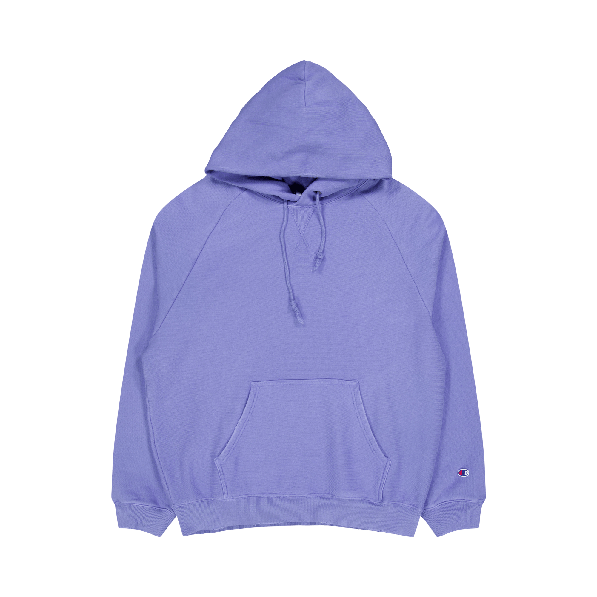 Hooded Sweatshirt Bleached Denim