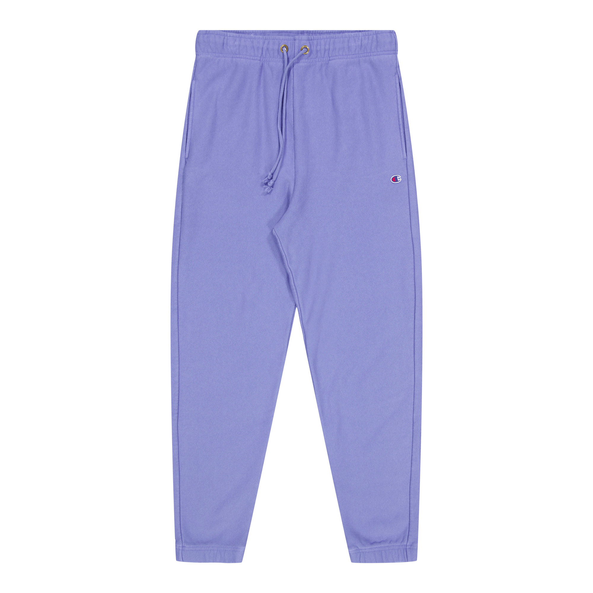 Elastic Cuff Pants Bleached Denim