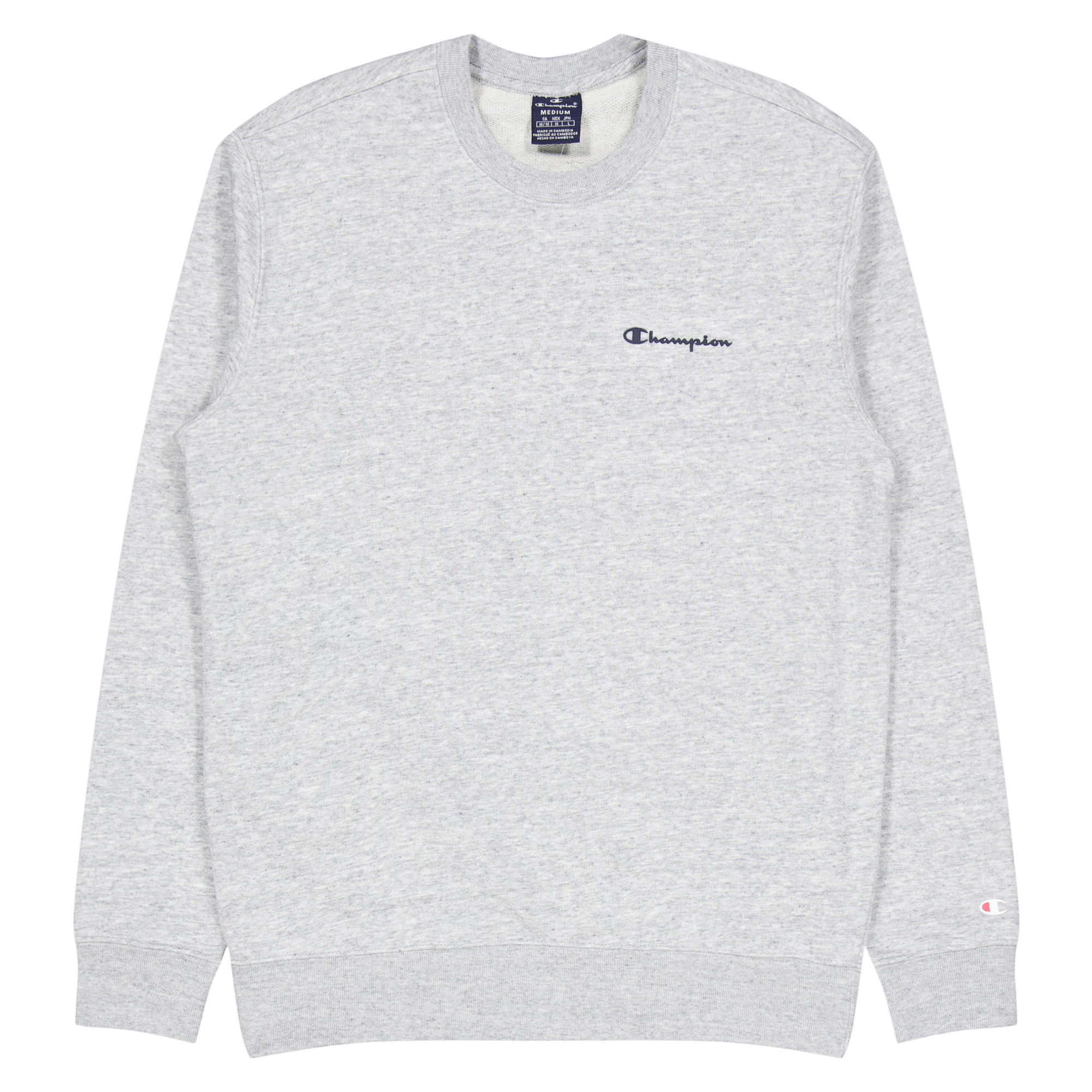 Crewneck Sweatshirt New Oxford Grey Melange, Male, Ropa, sudaderas con capucha y sudaderas, Gris, XXL