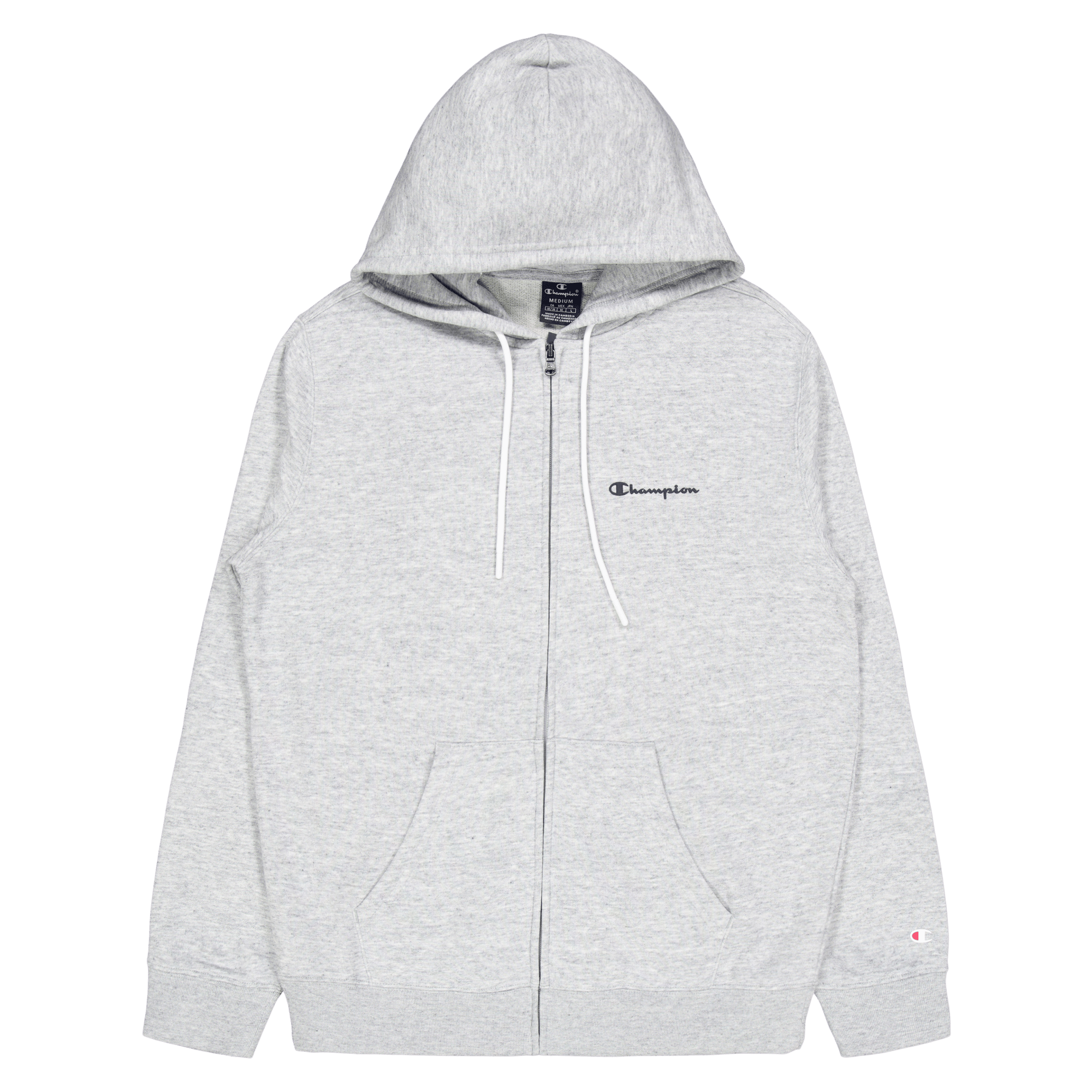 Hooded Full Zip Sweatshirt New Oxford Grey Melange