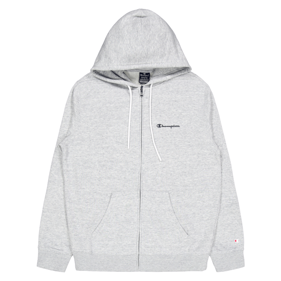 Hooded Full Zip Sweatshirt New Oxford Grey Melange