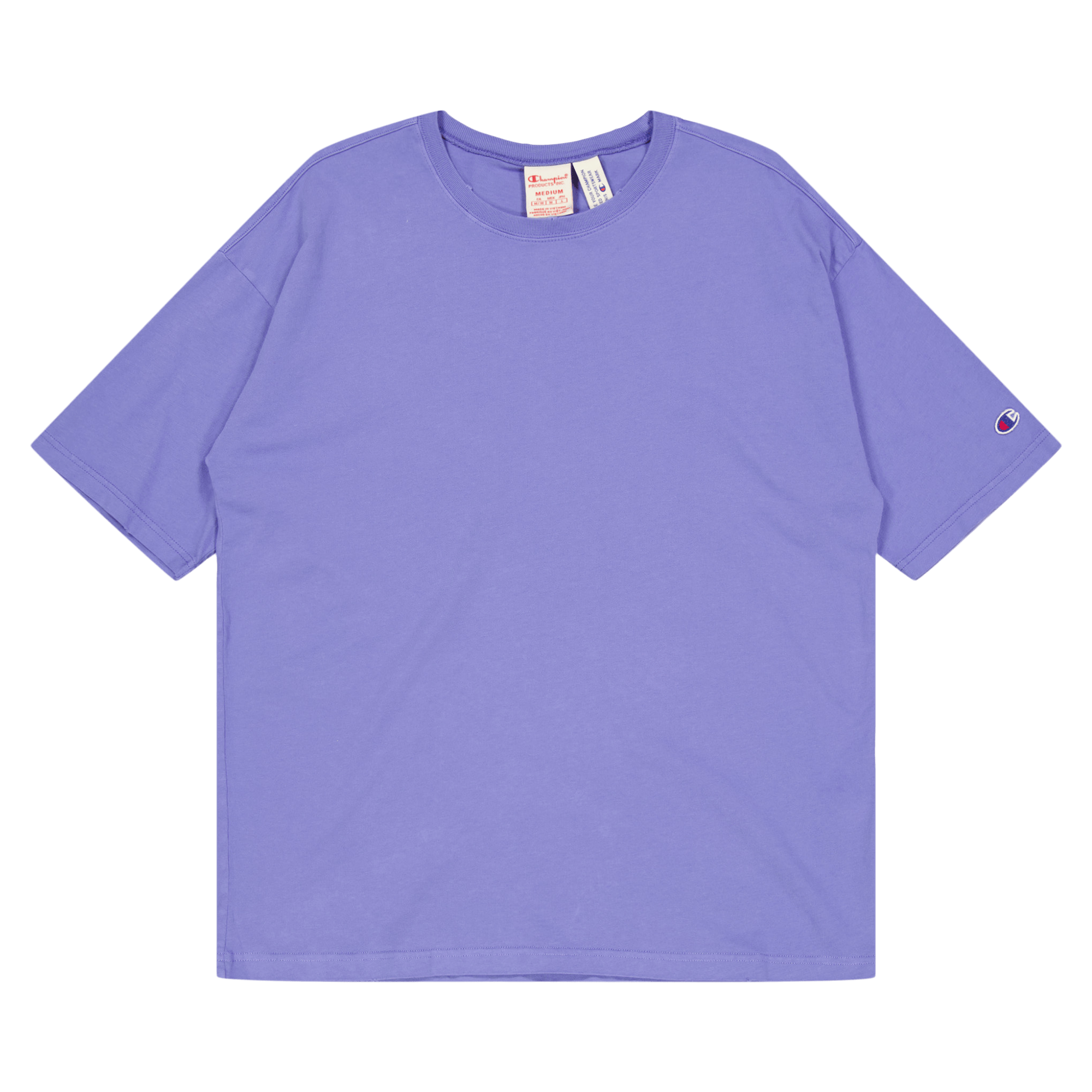 Crewneck T-shirt Bleached Denim