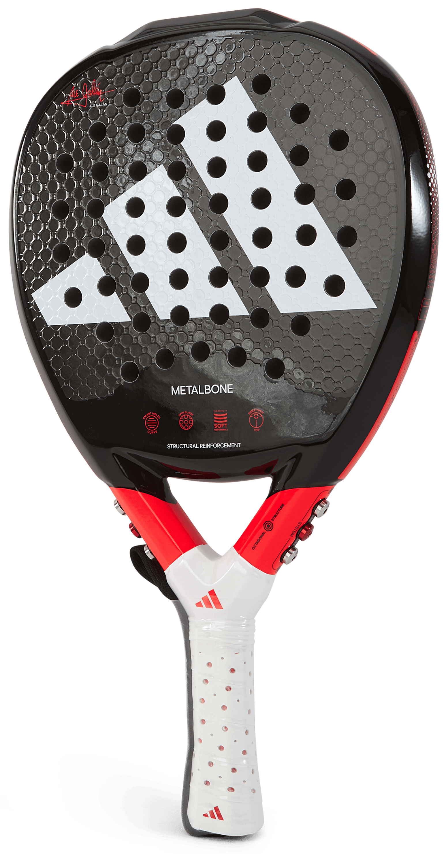 Metalbone 3.2 Black/red, Unisex, Attrezzature, racchette, Padel, ONESIZE