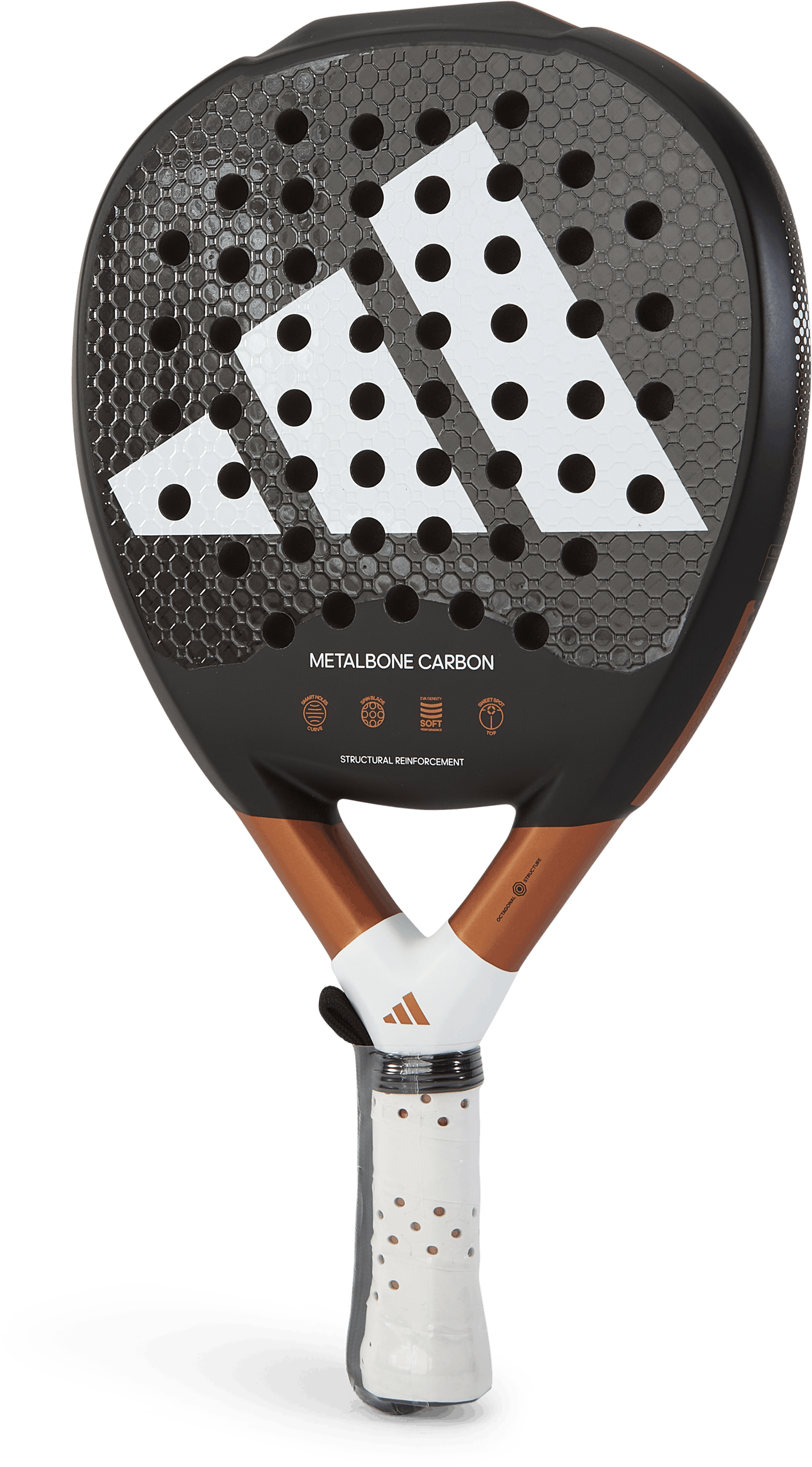 Metalbone Carbon Black/bronze, Unisex, Utrustning, racketar, Padel, ONESIZE
