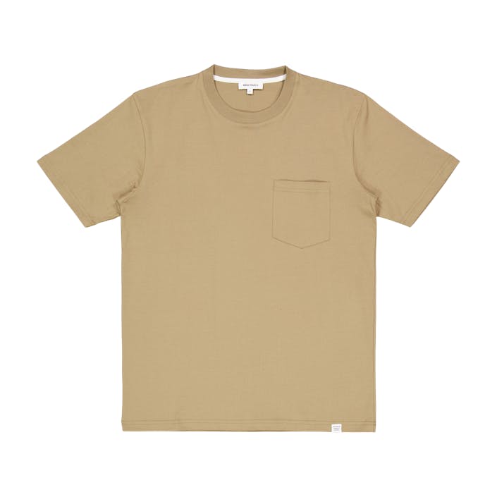 Johannes Standard Pocket Ss Utility Khaki, Male, Abbigliamento, Maglietta, Beige, XL