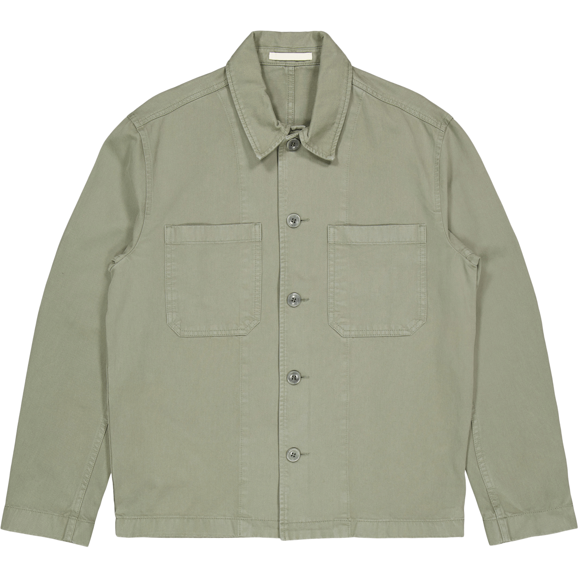 Tyge Broken Twill Dried Sage Green, Male, Odevy, bundy, Šedá, XXL