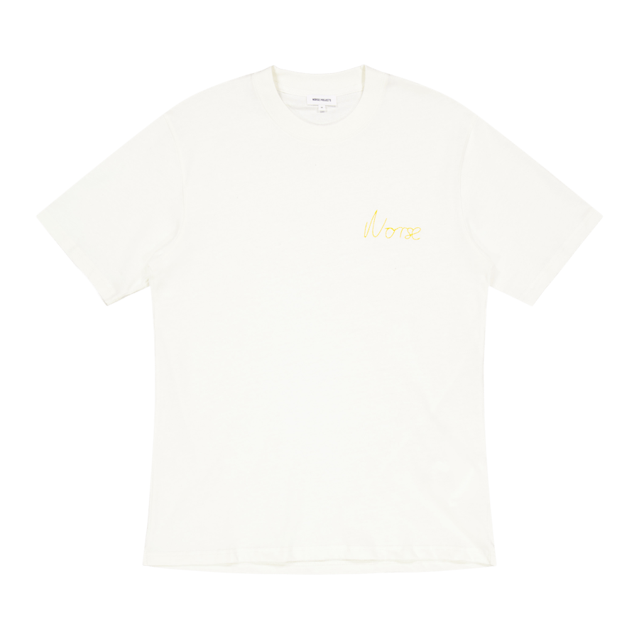 Johannes Chain Stitch Logo Ecru