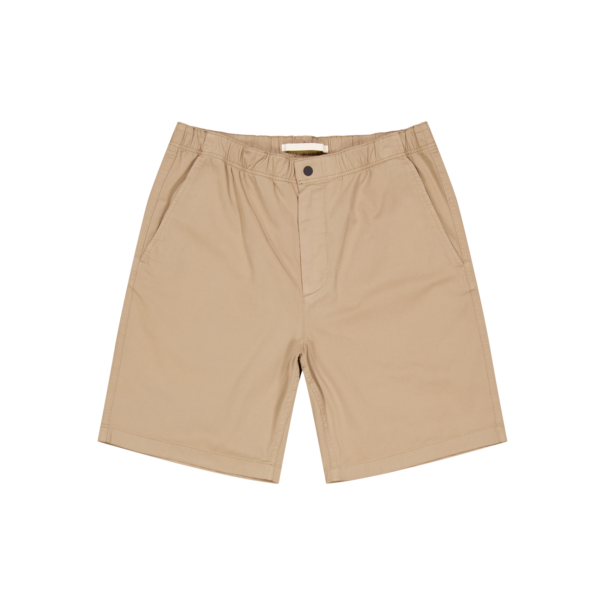Ezra Light Twill Shorts Utility Khaki, Male, Apparels, Shorts, Beige, XXL