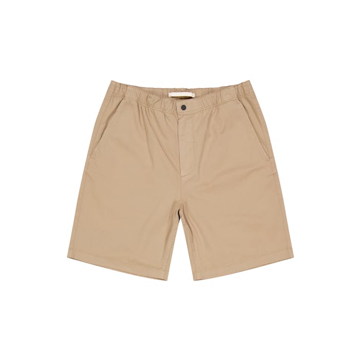 Ezra Light Twill Shorts Utility Khaki, Male, Odzież, Spodenki, Beżowy, XXL