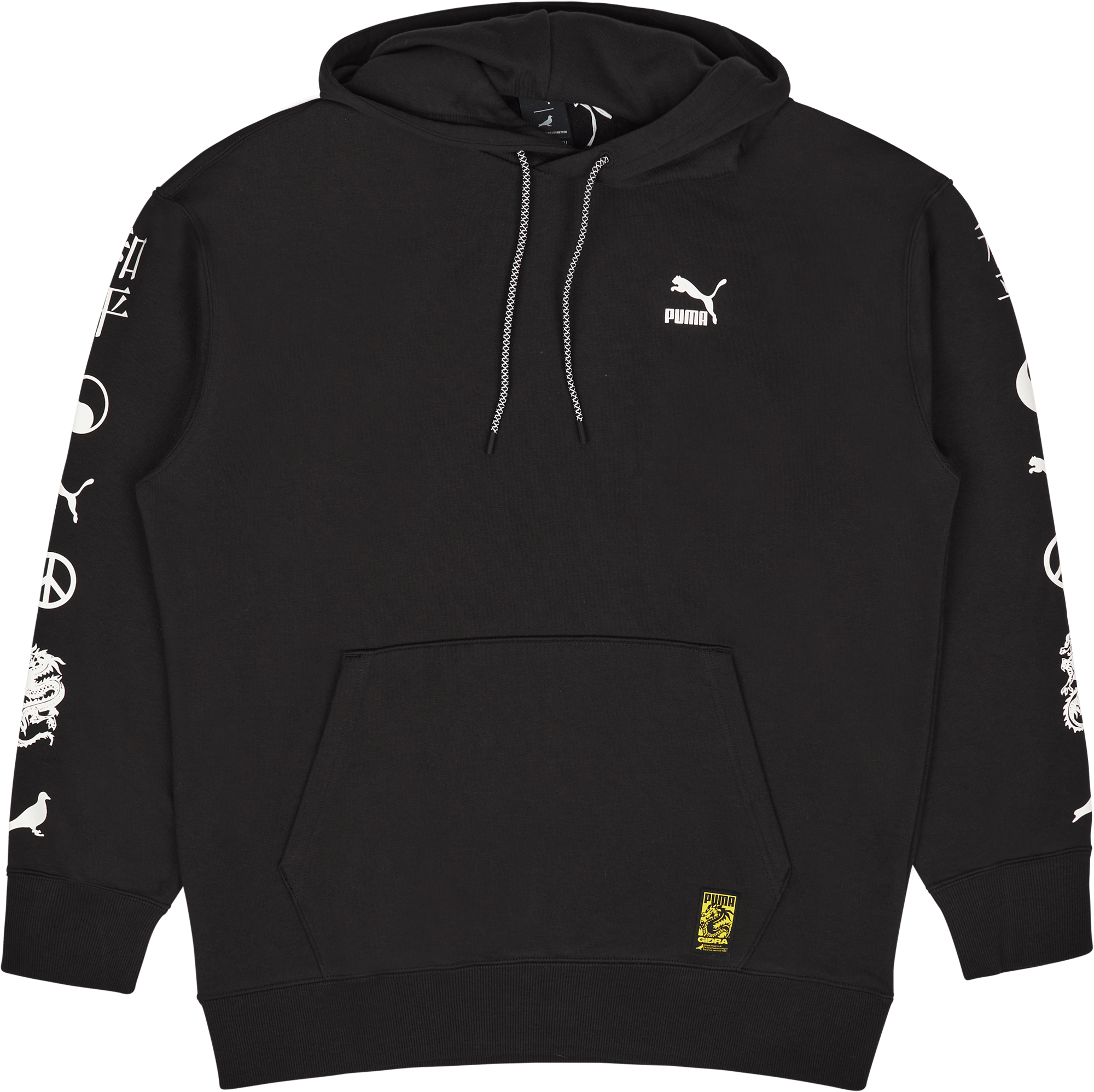 Puma X Staple Graphic Hoodie T Black