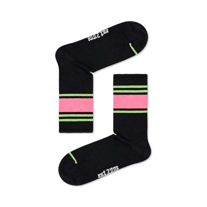 Blocked Stripe 3/4 Crew Sock 9000, Unisex, Abbigliamento, Calzini, Fantasia, 36-40