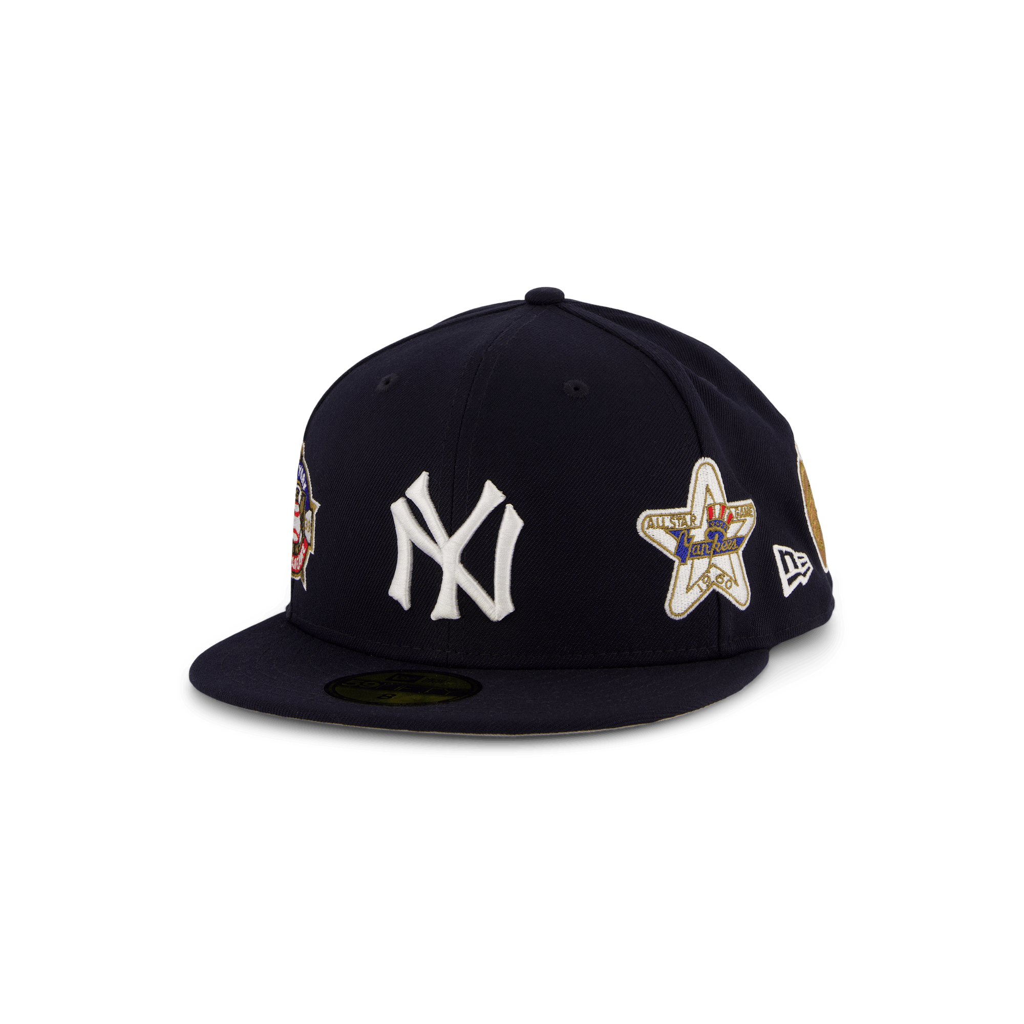 Coops Multi Patch 59fifty Yank Otcwhi, Unisex, Odevy, Klobúky a čiapky, viacfarebný, 7 1/2