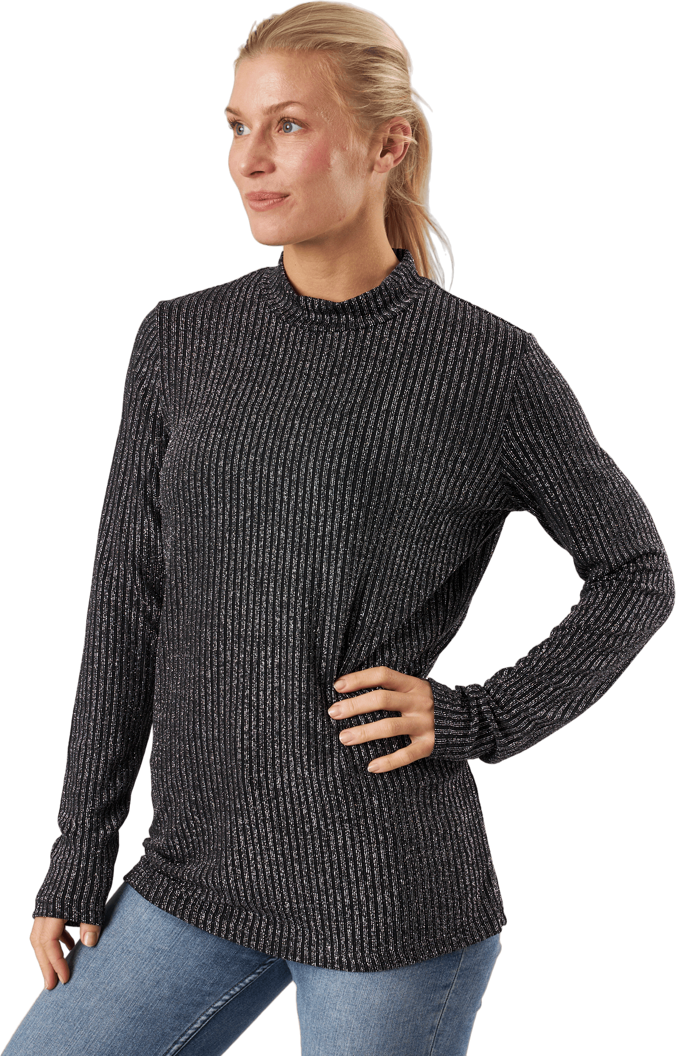 Carvallerie Ls Rollneck Black - Bild 2