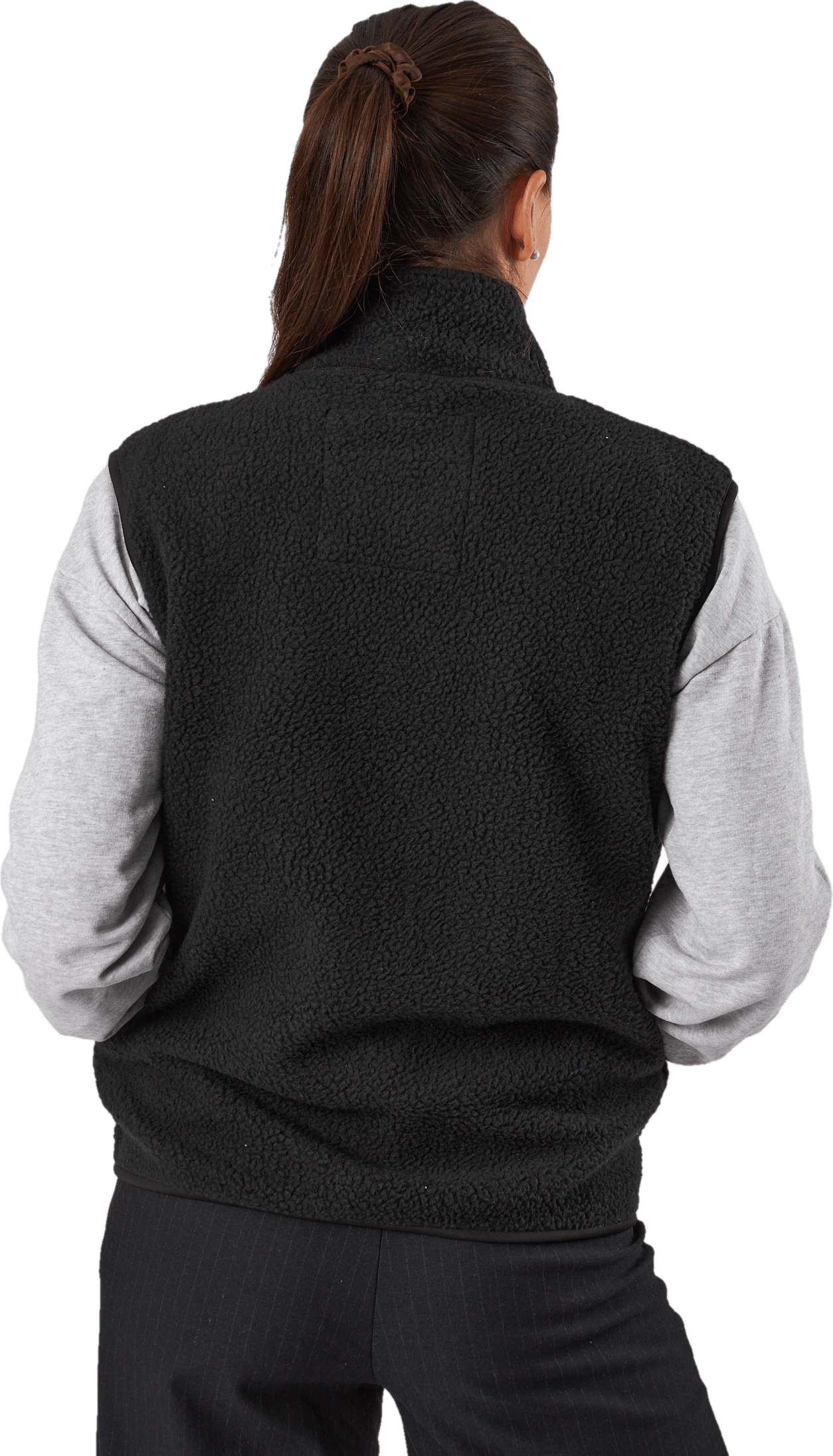 Teddy Pile Vest Black - Bild 4
